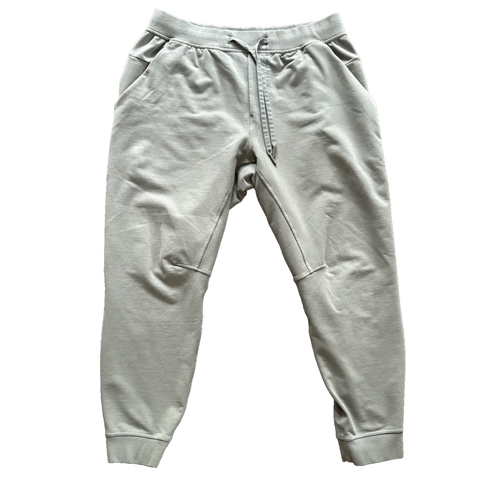 Lululemon City Sweat Jogger Men Large Sage Green French Terry Sweatpants